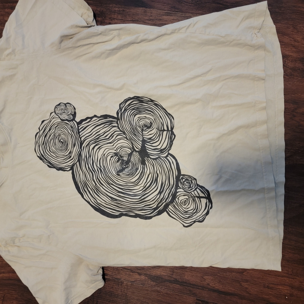Graphic Tee with Abstract Design
